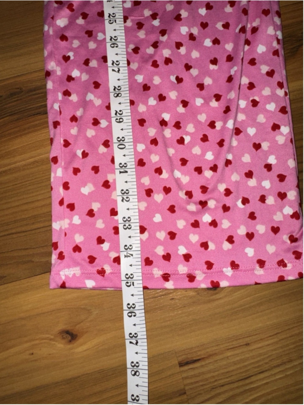 Kate Spade New York Heart Print Pajama Set Pink Loungewear Soft Girl PJ Medium - Picture 14 of 15